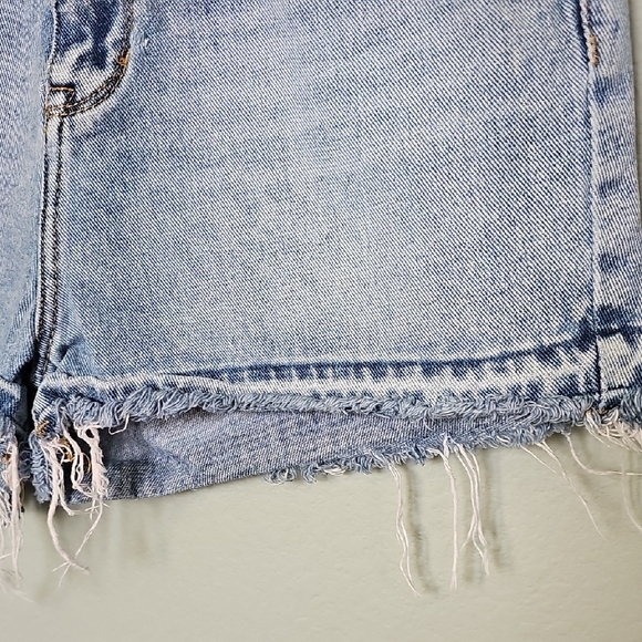 PacSun Size 28 VSCO High Waisted Denim Blue Women's Shorts - Picture 2 of 7